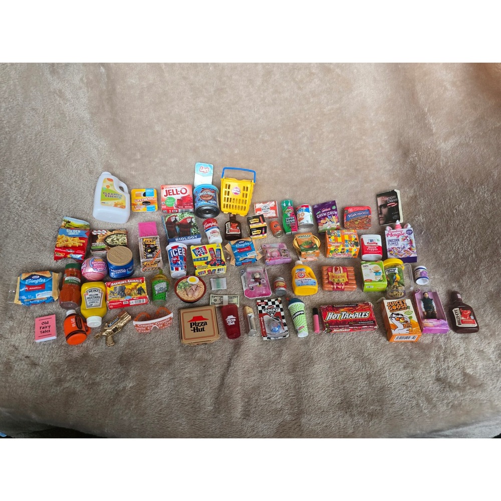 Zuru 5 Surprise Mini Brands Lot 50+ Pc Series 1 2 3 Food Toys Disney Gold Rush